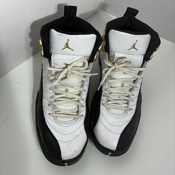 Nike Air Jordan 12 Retro Royalty White Black Gold Men’s Size 10 CT8013-170 main image 4